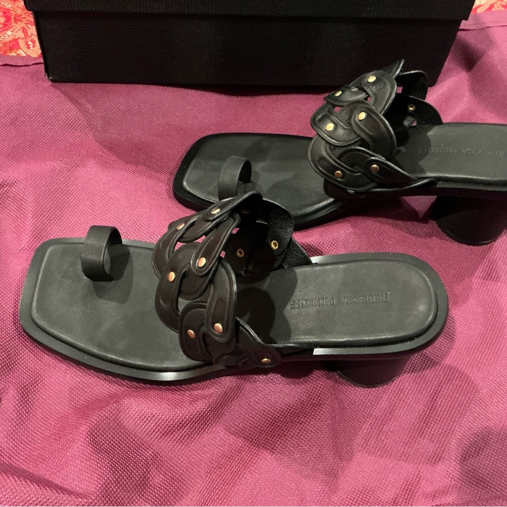 Rebecca Minkoff studded toe loop woman’s sandal - Picture 4 of 11